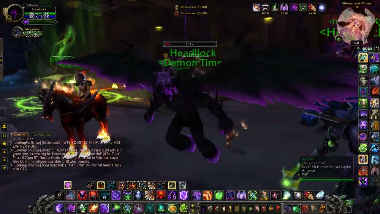 World Of Warcraft Mist Of Pandaria Classic Demonology Warlock PVP Season 12