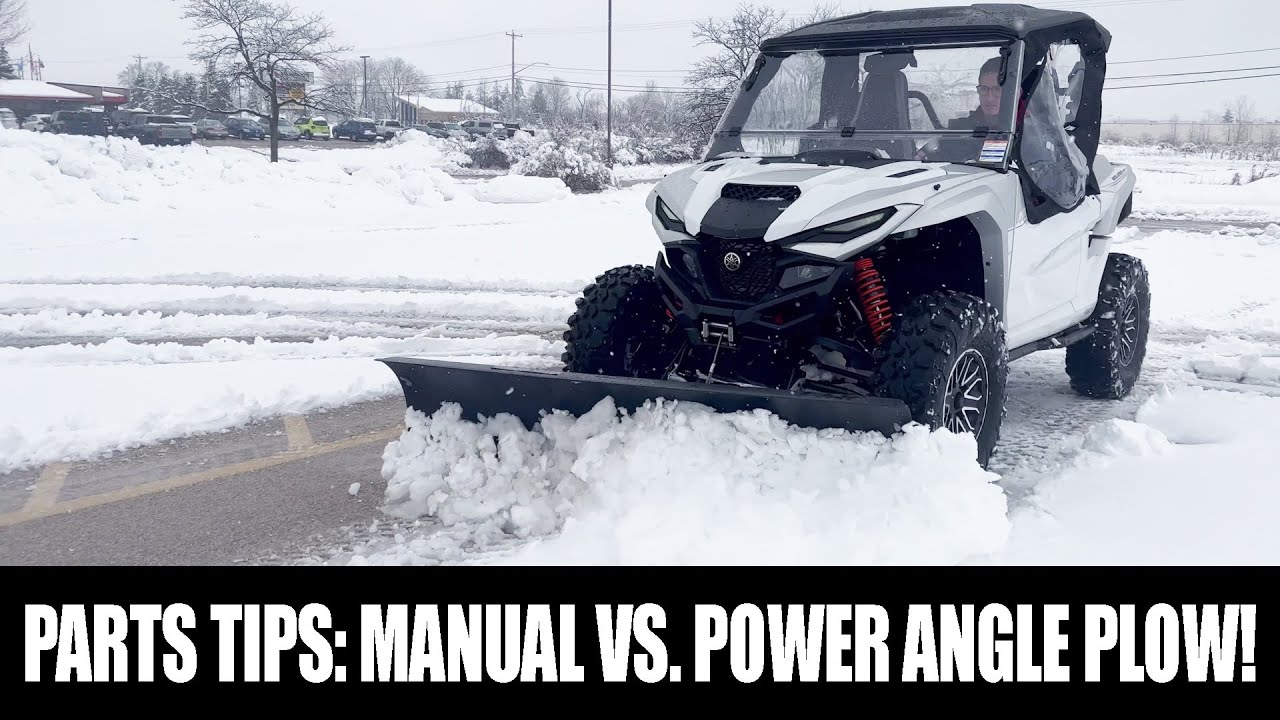PARTS TIPS: POWER ANGLE VS. MANUAL ANGLE PLOW