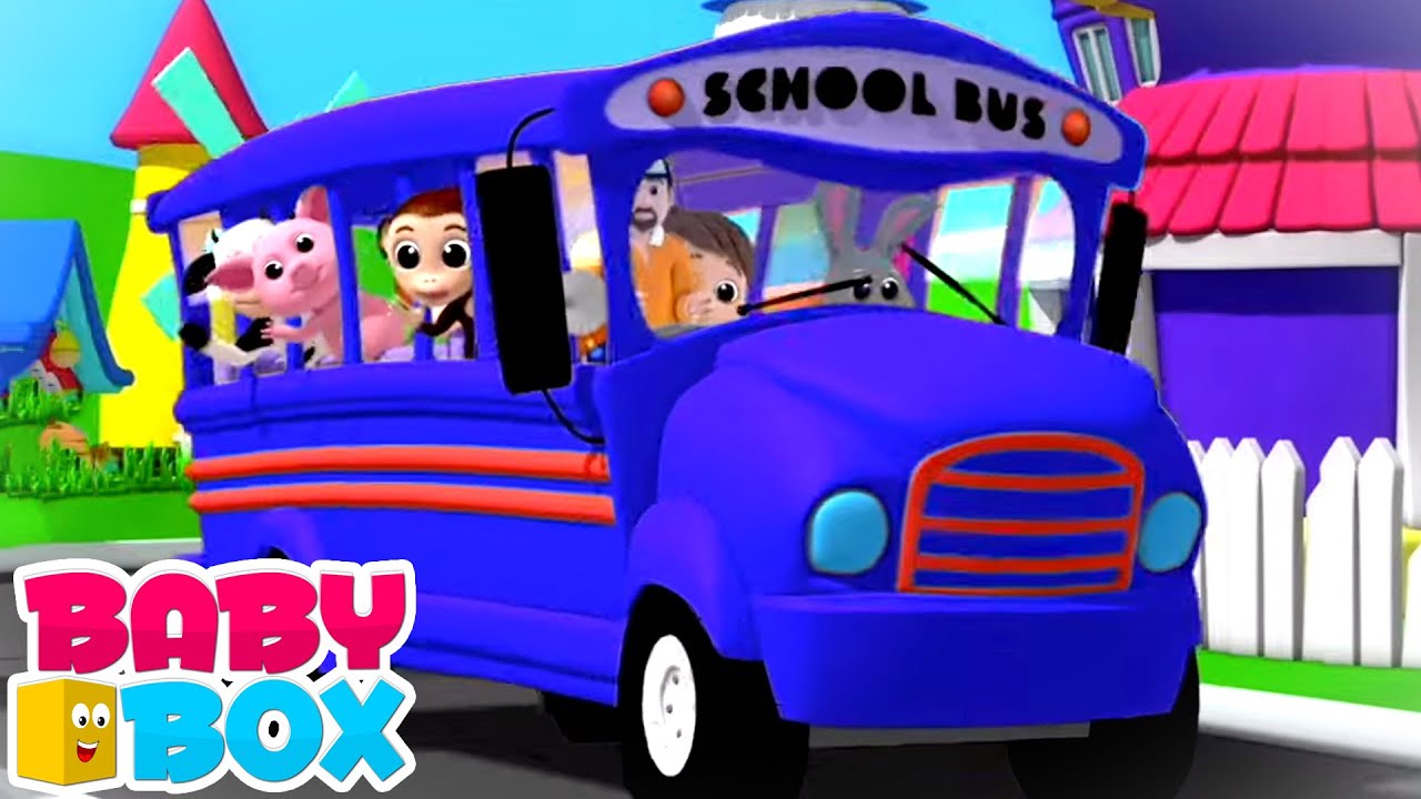 Roda di Bus | Lagu anak anak | Bayi sajak | Baby Box Indonesia | Video edukasi