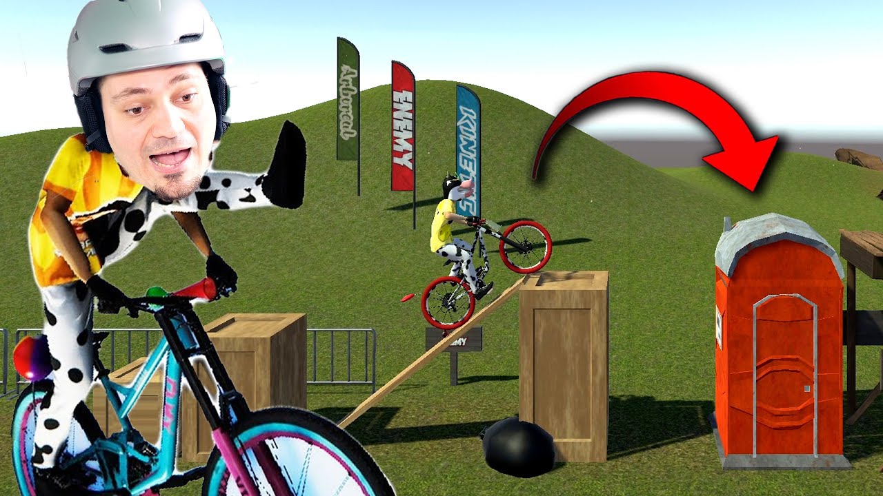 BARDZO DZIWNY I TRUDNY MOD W SYMULATORZE ROWERU! 🚵‍♀️ Descenders Mody