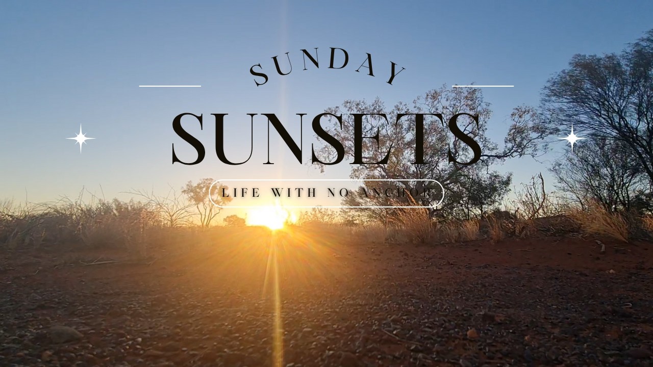 Uluru Sunset from the Road | PEACEFUL Outback Glow near Yulara NT