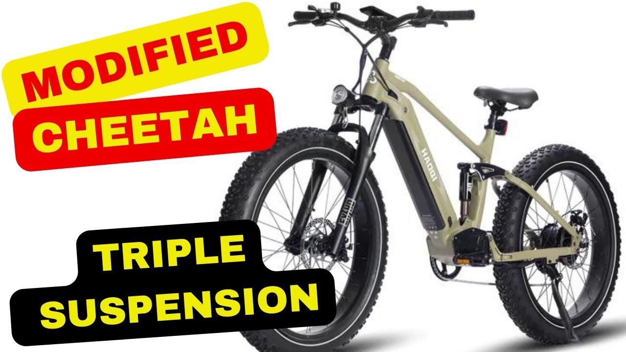 Triple Suspension Haoqi Cheetah Fat Tire E-bike - What Did I Modify?
