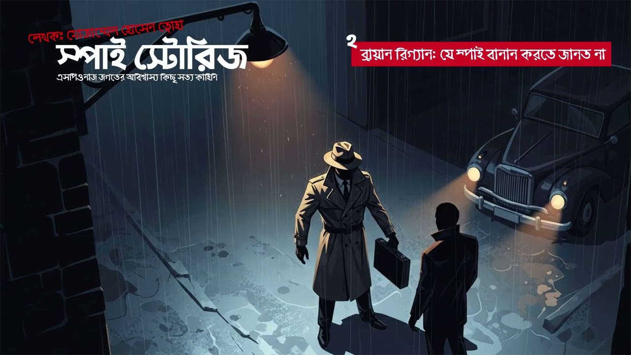 ব্রায়ান রিগ্যান: যে স্পাই বানান করতে জানত না | স্পাই স্টোরিজ | মোজাম্মেল হোসেন ত্বোহা | Spy Stories