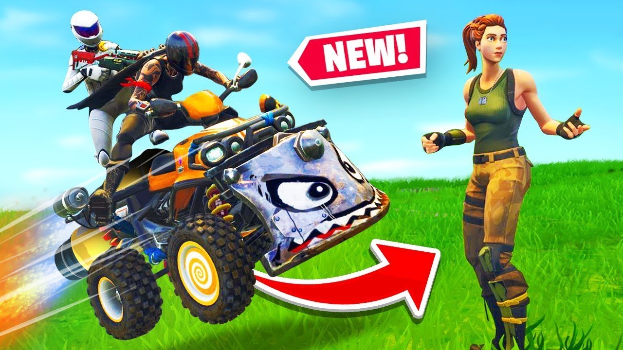 Fortnite Got A *NEW* Vehicle The Quadcrasher!