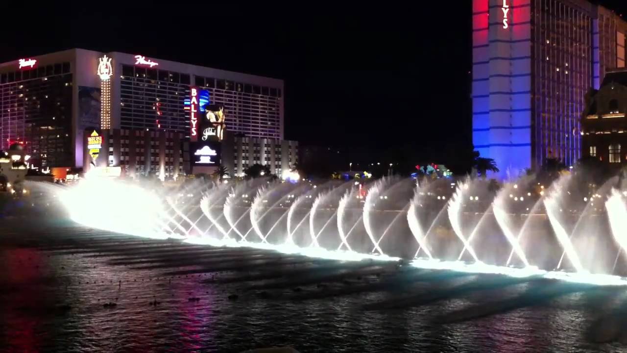Las Vegas - Bellagio dancing fountains