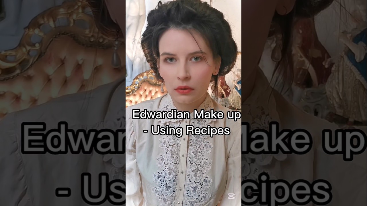Using REAL Victorian / Edwardian Makeup #tutorial #makeup