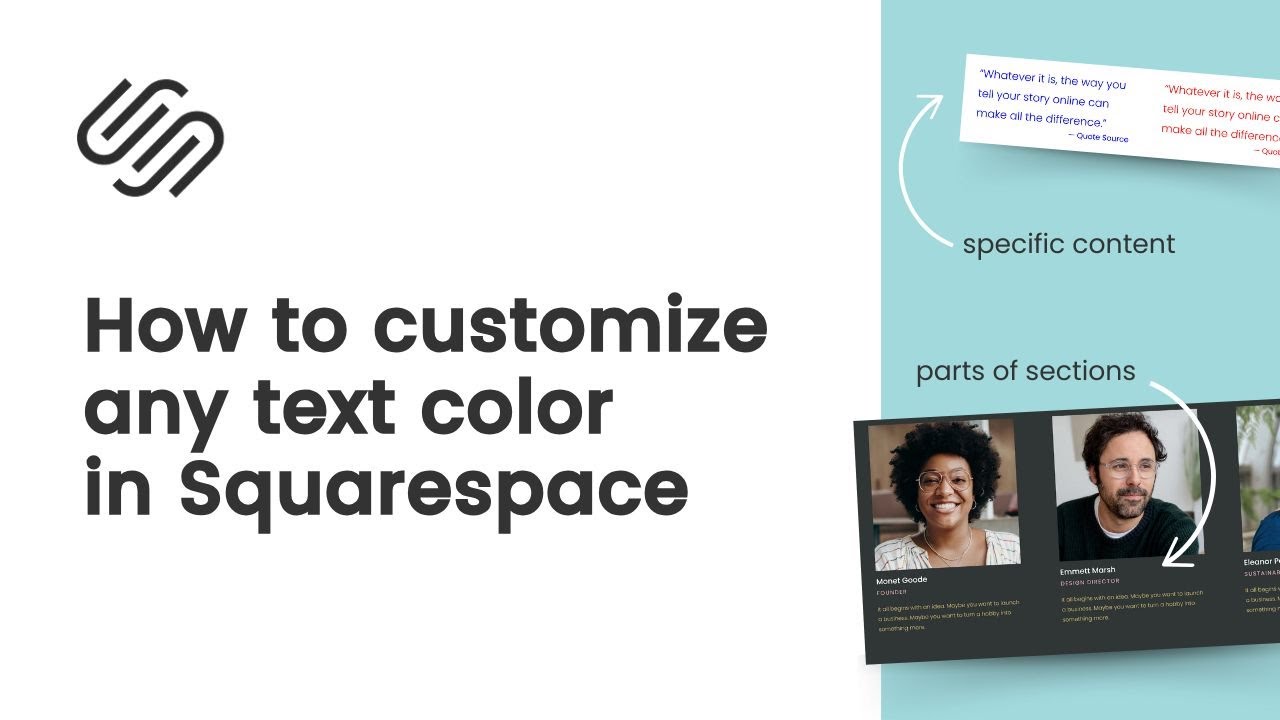 Customize ANY Text Color in Squarespace - 2025 Tutorial