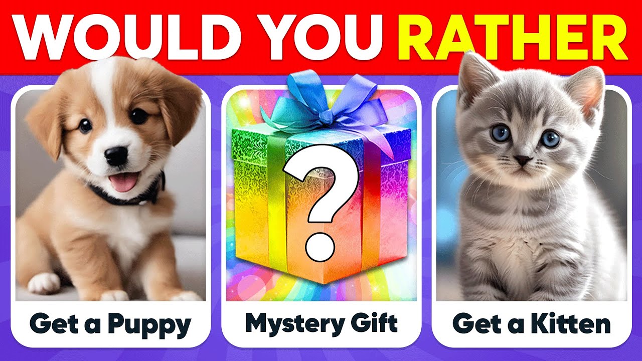 Would You Rather...? MYSTERY Gift Edition 🎁❓ Bee Quiz