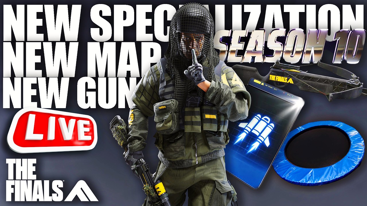 🔴SEASON 10 - New Gun, New Spec, New Gadget, New Map... (The Finals)🔴