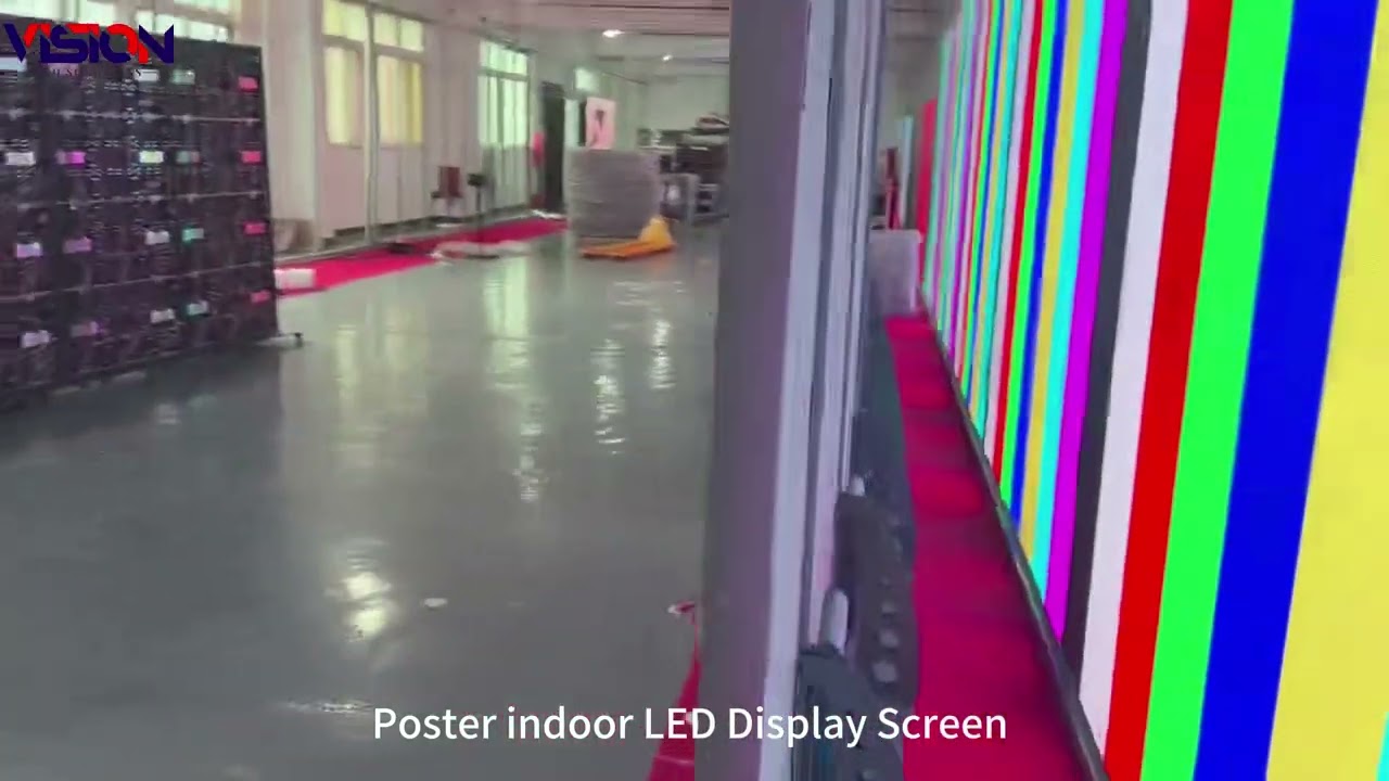 Perfect Pairing: Poster Indoor LED Screen for Die Cast Aluminum Cabinet!  |Ultimate Display Solution