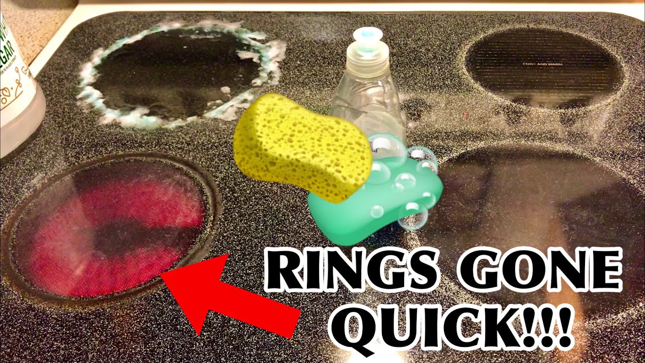 HOW TO CLEAN A BURNT STOVE TOP | HOW TO CLEAN A GLASS ELECTRIC STOVE TOP
