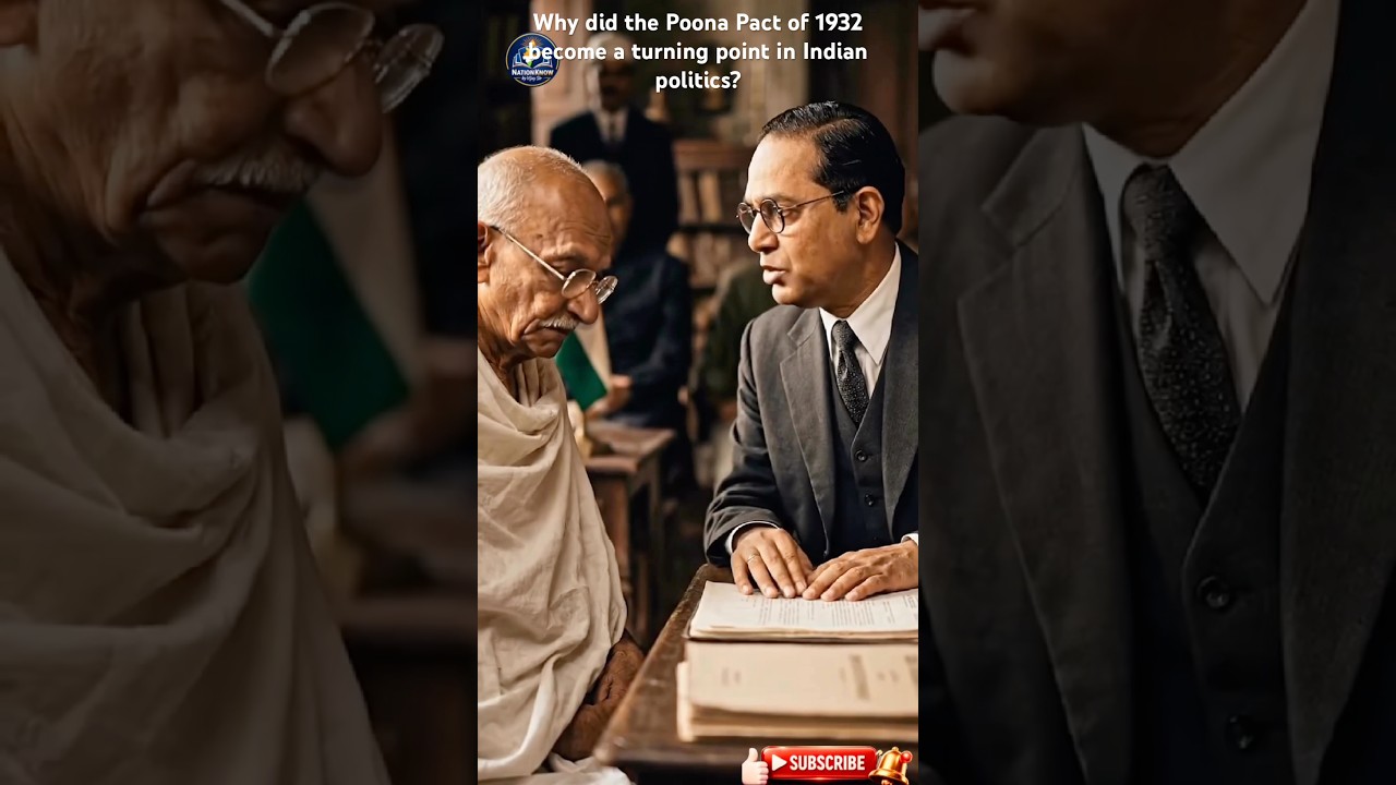 Poona Pact 1932 | Separate vs Joint Electorate | Gandhi&ndash;Ambedkar Agreement | #nationknowbyvijaysir