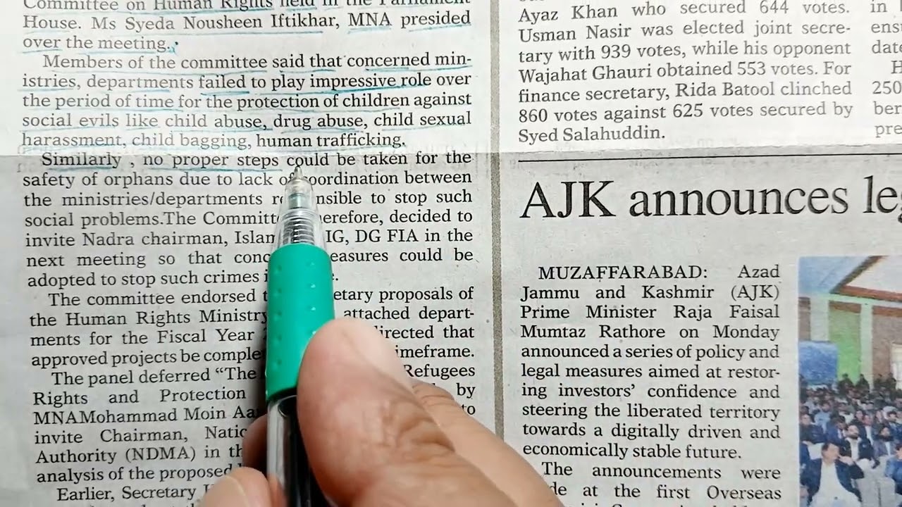 Today's Dawn News Articles Analysis/Newspaper Reading for English Improvement/Dailly Current Affairs