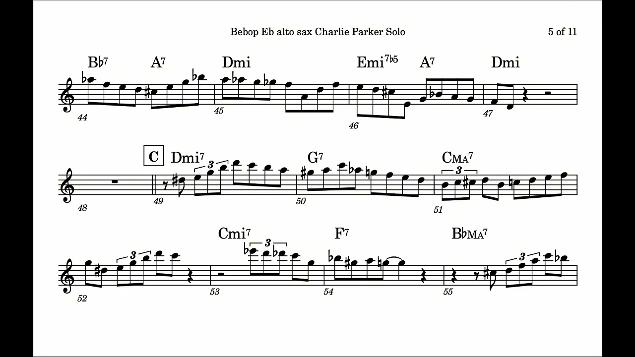Charlie Parker on Bebop, February 12, 1949