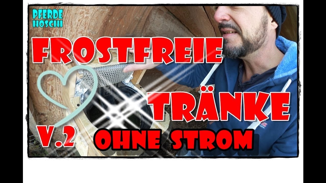Frostfreie Pferde Tränke V2 | Pferde Hoschi