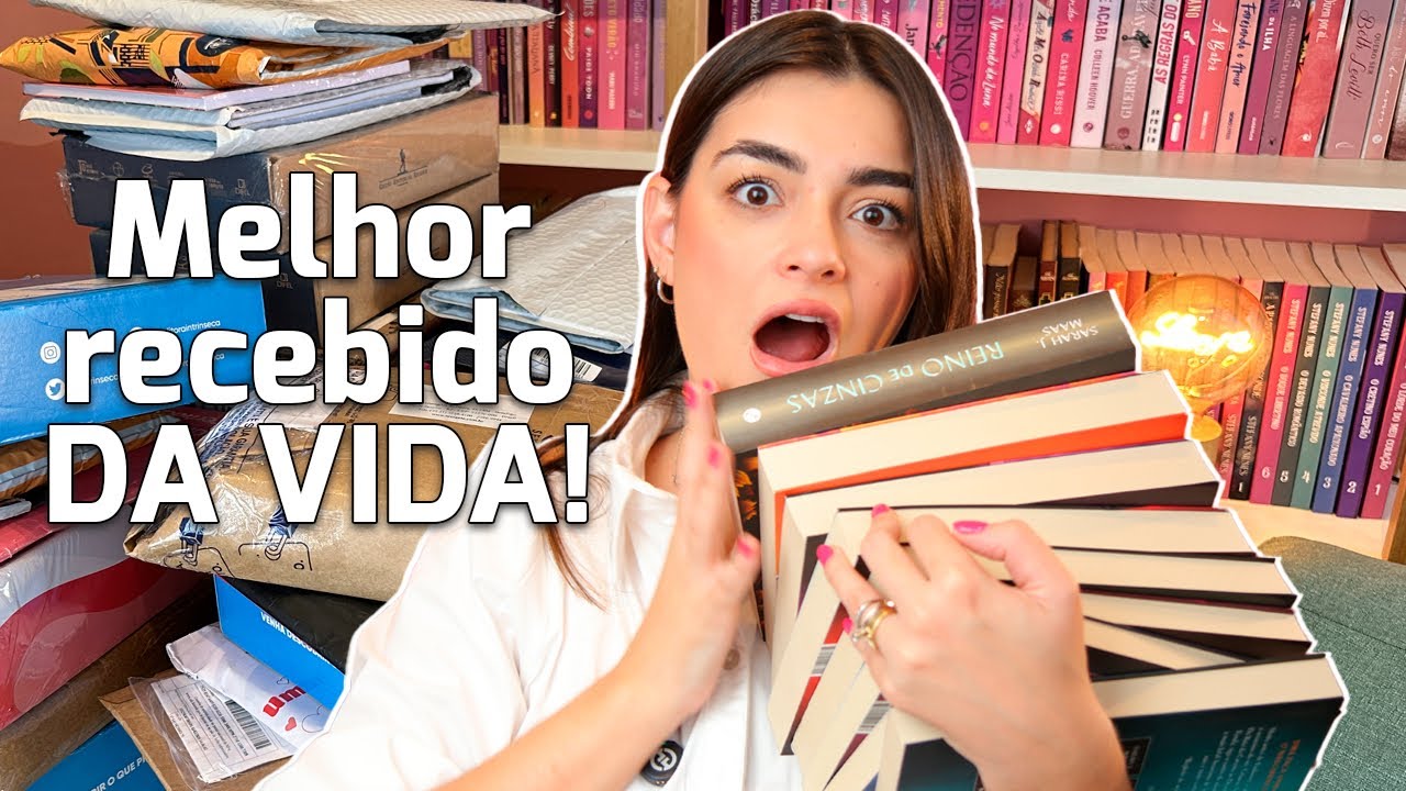 MELHOR RECEBIDOS DA VIDA: muitos livros lindos e novos ✨