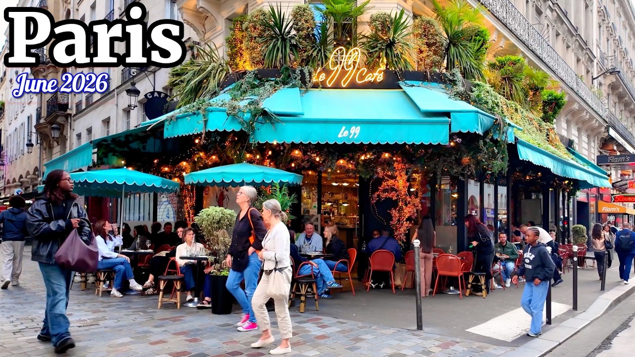 🇫🇷 Paris, France | 4 June 2026 | 4K Paris Evening Walking Tour &ndash; Best Places to Experience Paris