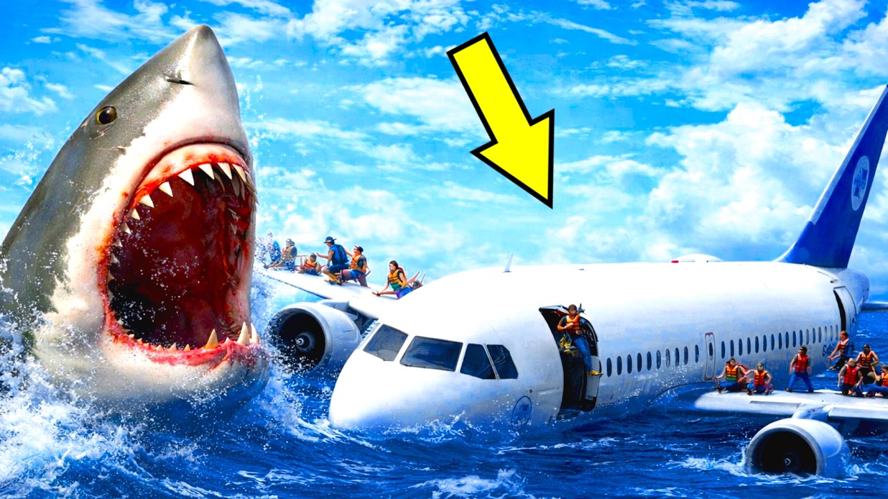 Airplane Crash Compilation: 6 Cinematic Aeroplane Crash Scenes In GTA 5 (#23)