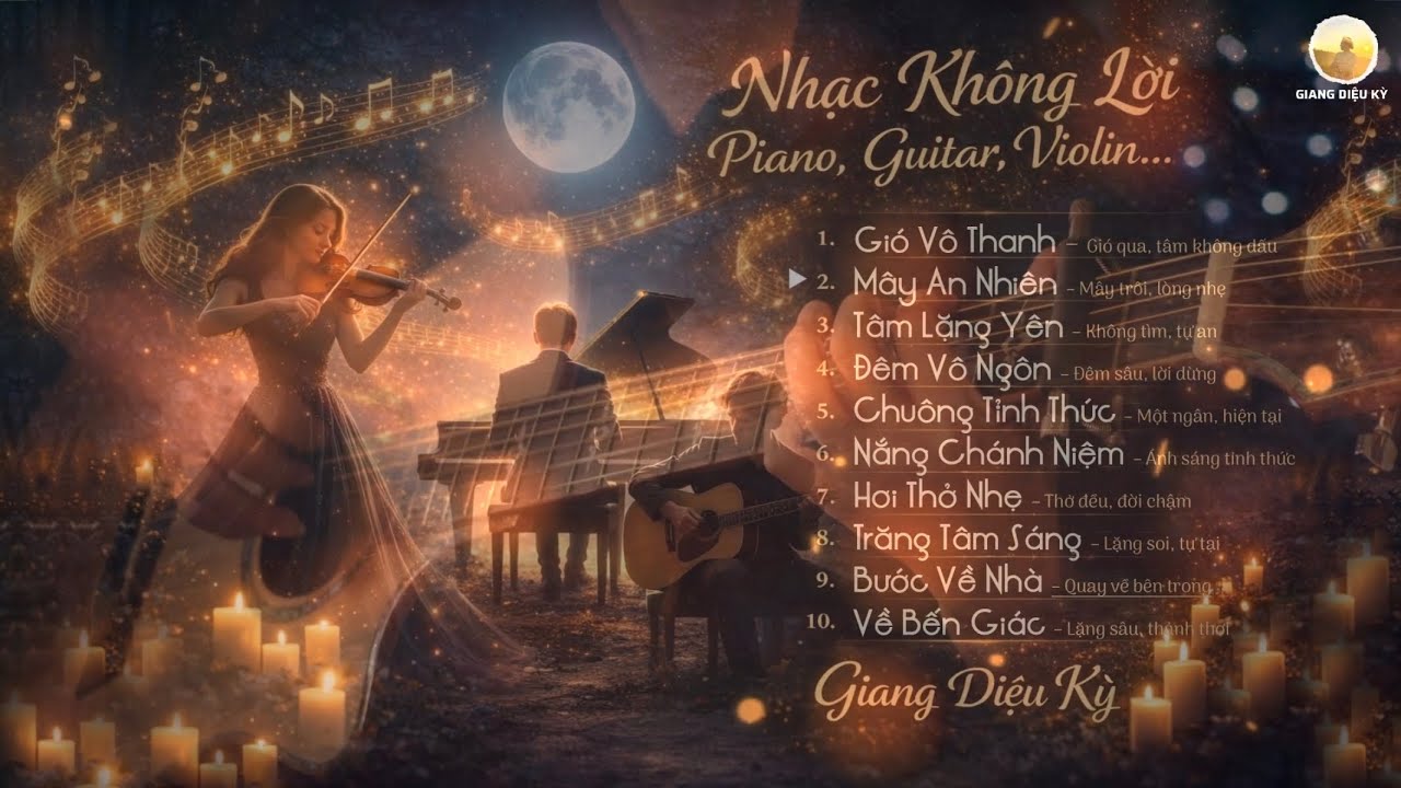 NHẠC KHÔNG LỜI - CHỈ LẶNG YÊN | Giang Diệu Kỳ | Official Music Video 