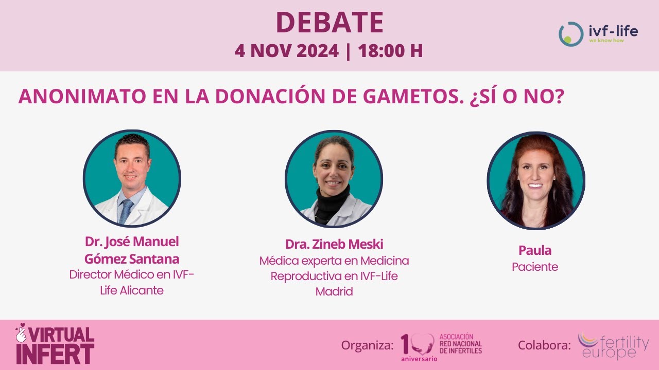 Anonimato en la donación de gametos. ¿Sí o no?​