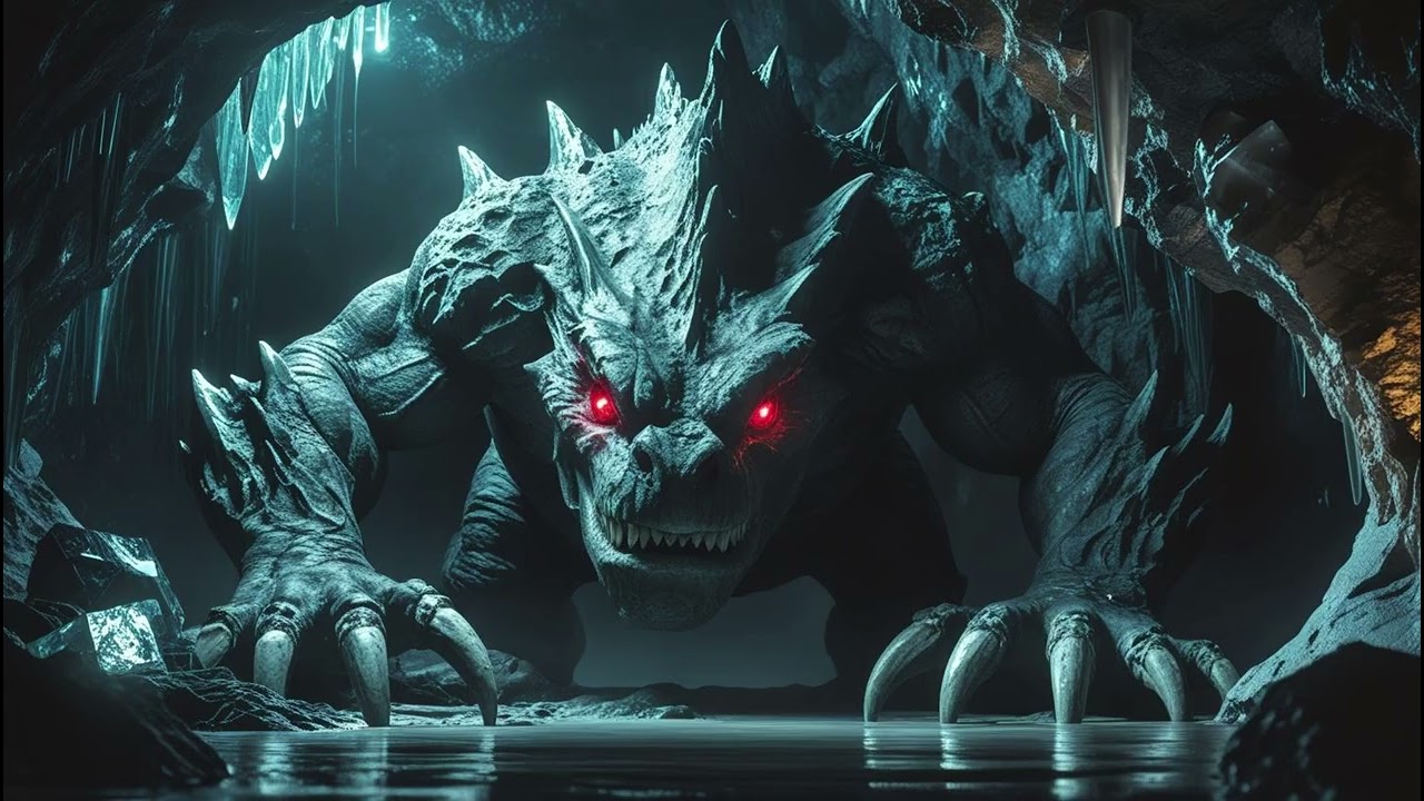 Realistic Cave Monster Sounds &ndash; Dark Roars, Heavy Footsteps & Echo Ambience | No Music | 27 Min