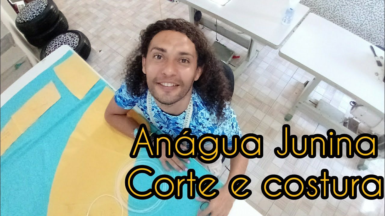 Anágua Junina Montagem parte 1.