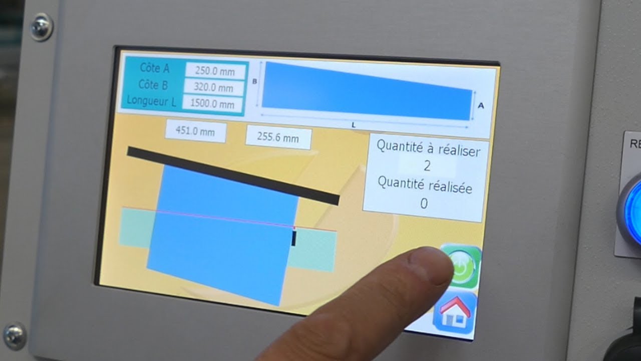 Cisaille avec butée arrière orientable CGI2550 BAE (FR) - JOUANEL