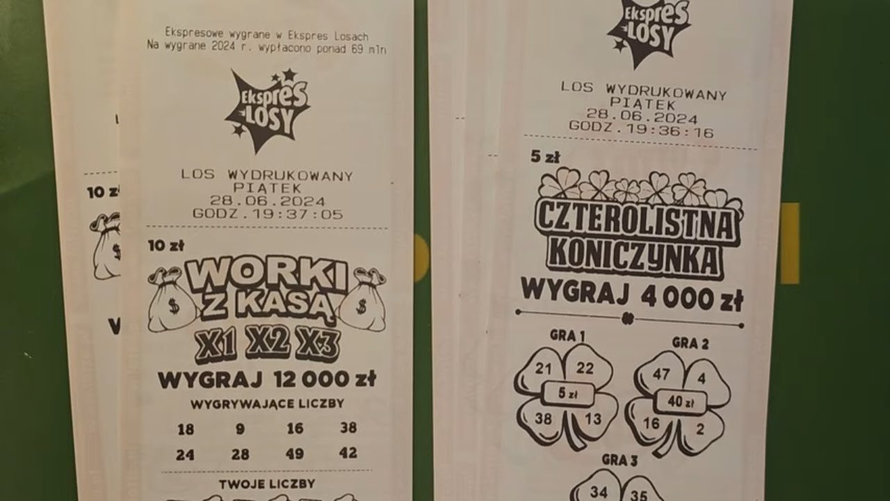 Idziemy Na Rekord #042 🏆 Ekspres Losy za 100 ZŁ 👉 Koniczynka 🍀 Worki z Kasą 💰 zakup 28.06.2024