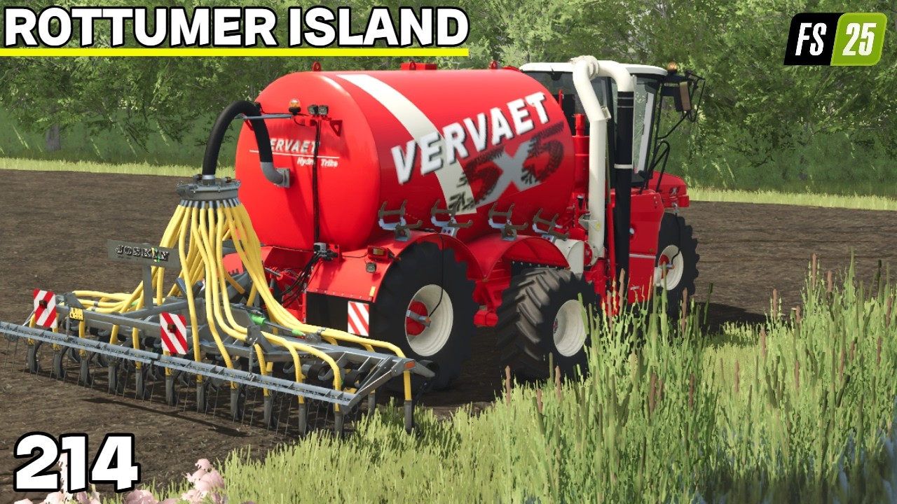 Bouwland Bemesten Met De Vervaet & Nieuwe Machines | Rottumer Island #214 | FS25