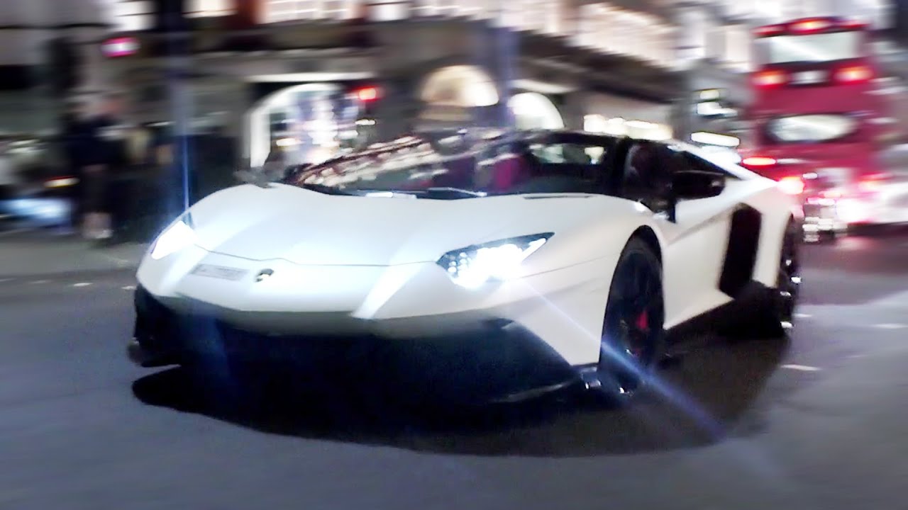 Lamborghini Aventador 50th Anniversario Roadster sounds in London