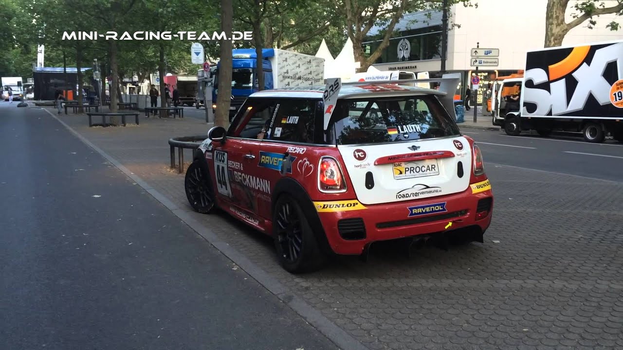 MINI Challenge JCW Cooper 44 - Exhaust - Auspuff Sound Kudamm BERLIN