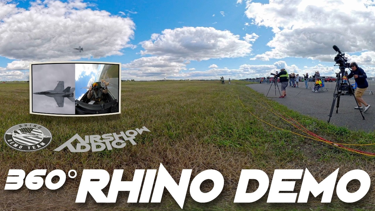 F-18 Rhino в 360° 8K VR — вид из кабины + вид с земли
