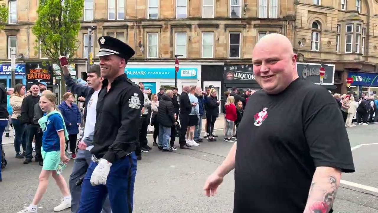 Bridgeton No Surrender Flute Band 75th anniversary parade 2024.