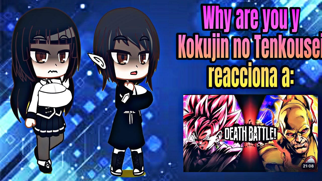 Why are you y Kokujin no Tenkousei reacciona a Black Goku vs Reverse Flash (AS/AU)