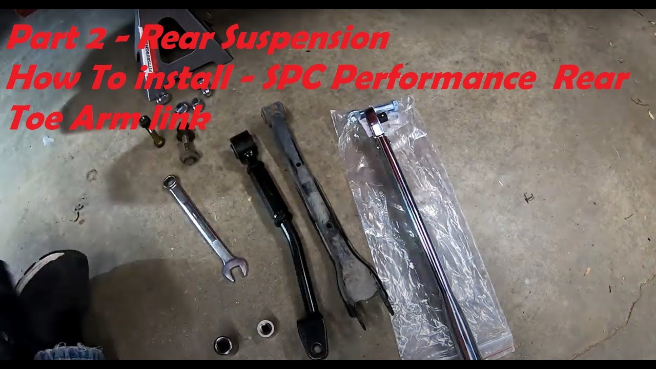 300ZX - Rear Suspension Upgrade Part 2 - SPC Performance Rear Toe Arm Link - Install - Passengers