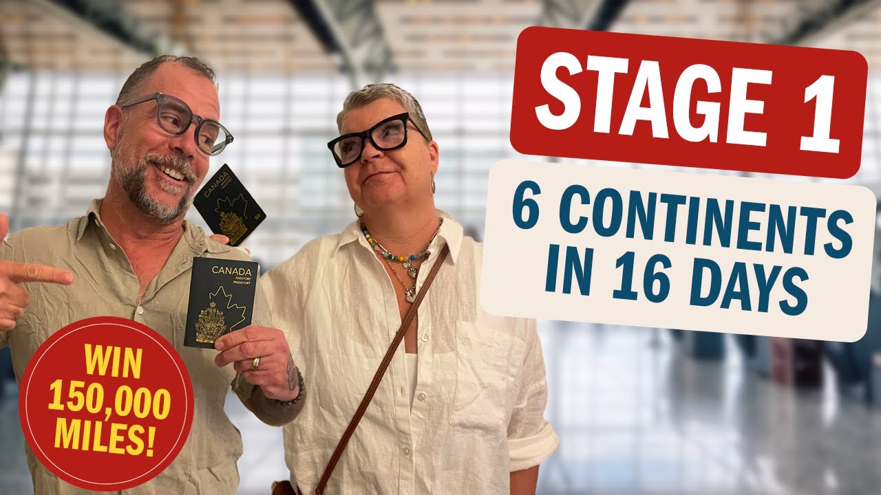 🎒 Flying 6 Continents in 16 Days — Stage 1 Starts NOW! | Win 150,000 Miles