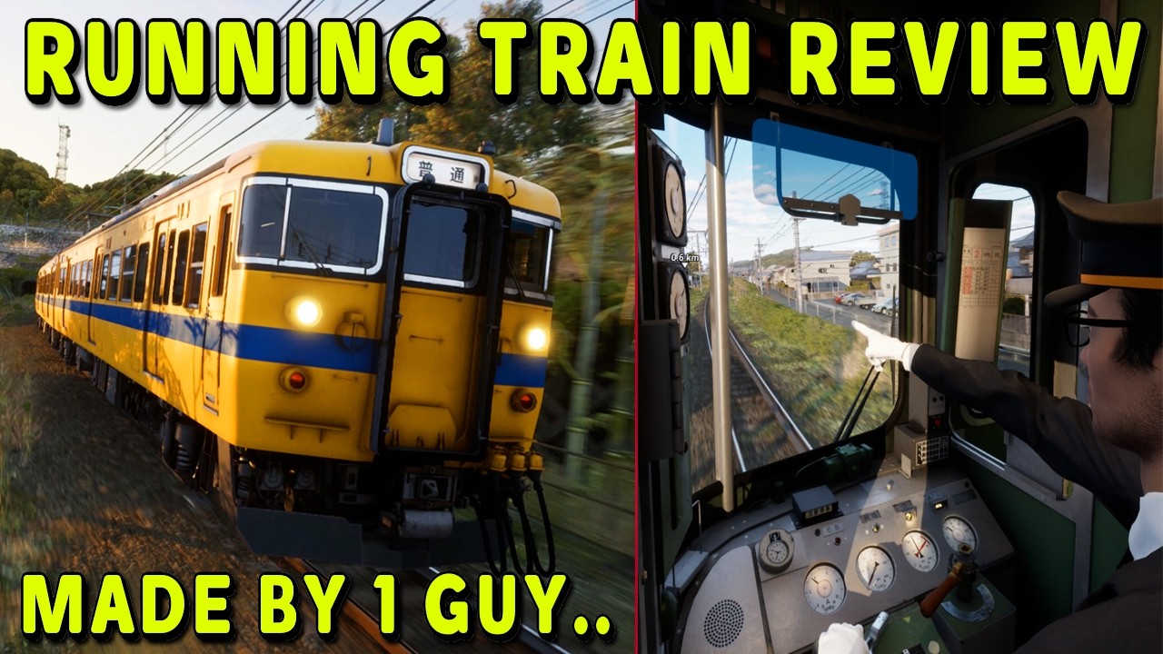 The Best Train Simulator Game is Made By One Solo Developer - Running Train Gameplay Review 4K