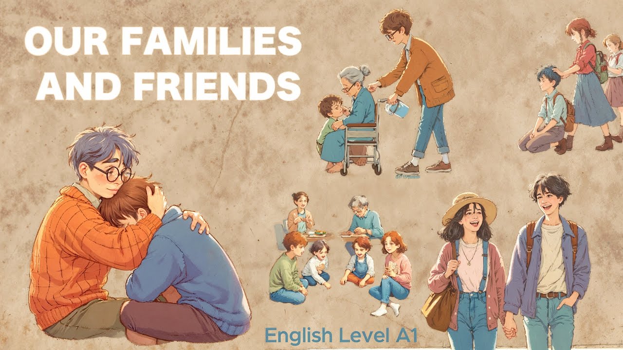 Our Families and Friends I learn English through Podcast I level A1-A2