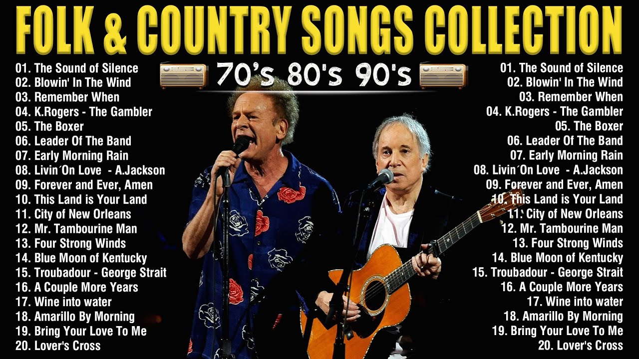 Best Folk Songs Of All Time 🌵 Folk & Country Music 70s 80s 90s 🌵 Beautiful Folk Songs