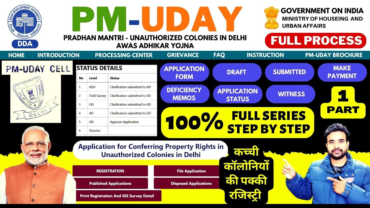 UC Locator | pm uday yojana delhi registration process | pm uday ki colony kaise pata kare | pm uday