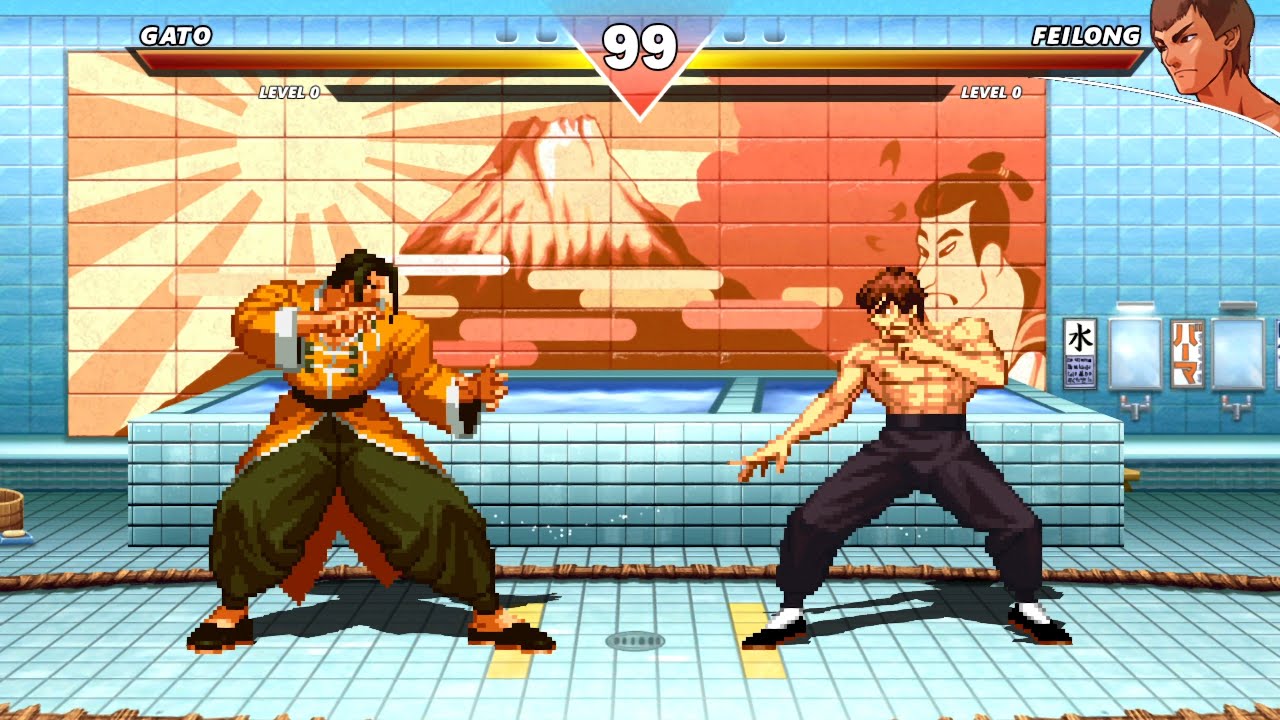 Gato VS Feilong - Snk Vs Capcom Intanse Battle!