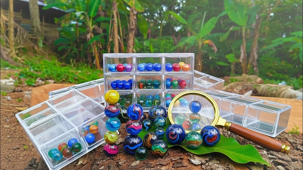🔍🌈 Epic Rainbow Marble Hunt Adventure | Searching for the Hidden Colorful Marbles