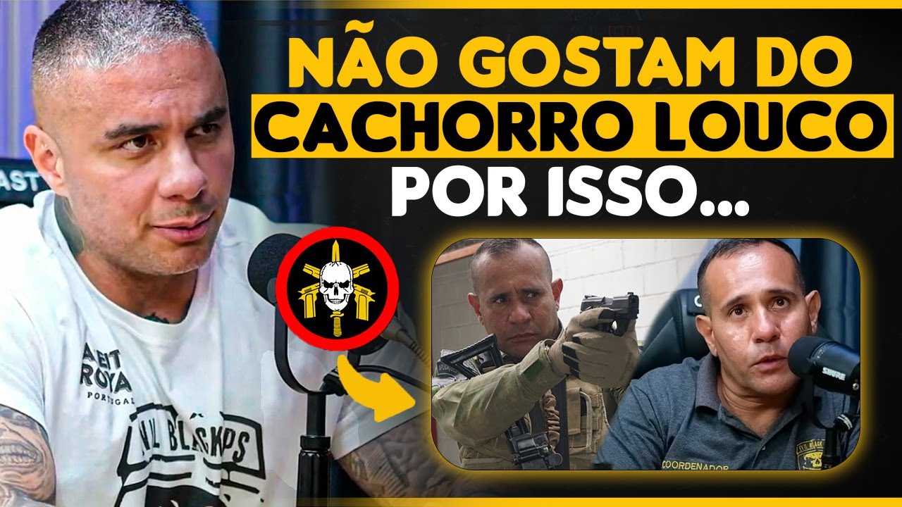 FALAM MAL DO CACHORRO LOUCO PORQUE... | SGT BRITTO - CATIANO & CAVEIRA BOPE RJ | CopCast