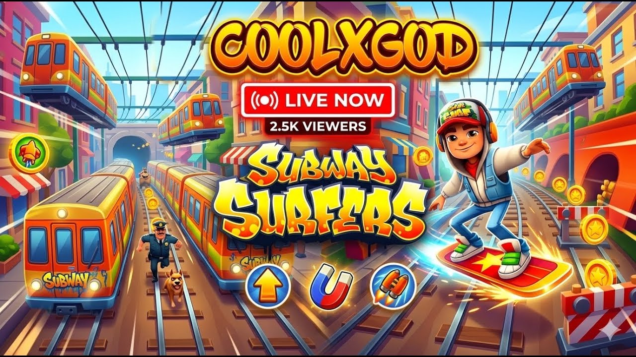 Subway Surfers Live 🔴 | CoolxGod New Record Attempt 🚀