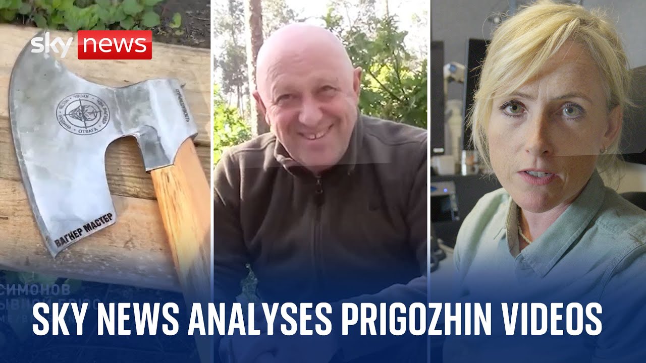 Ukraine War: Sky News analyses videos of Wagner boss Prigozhin