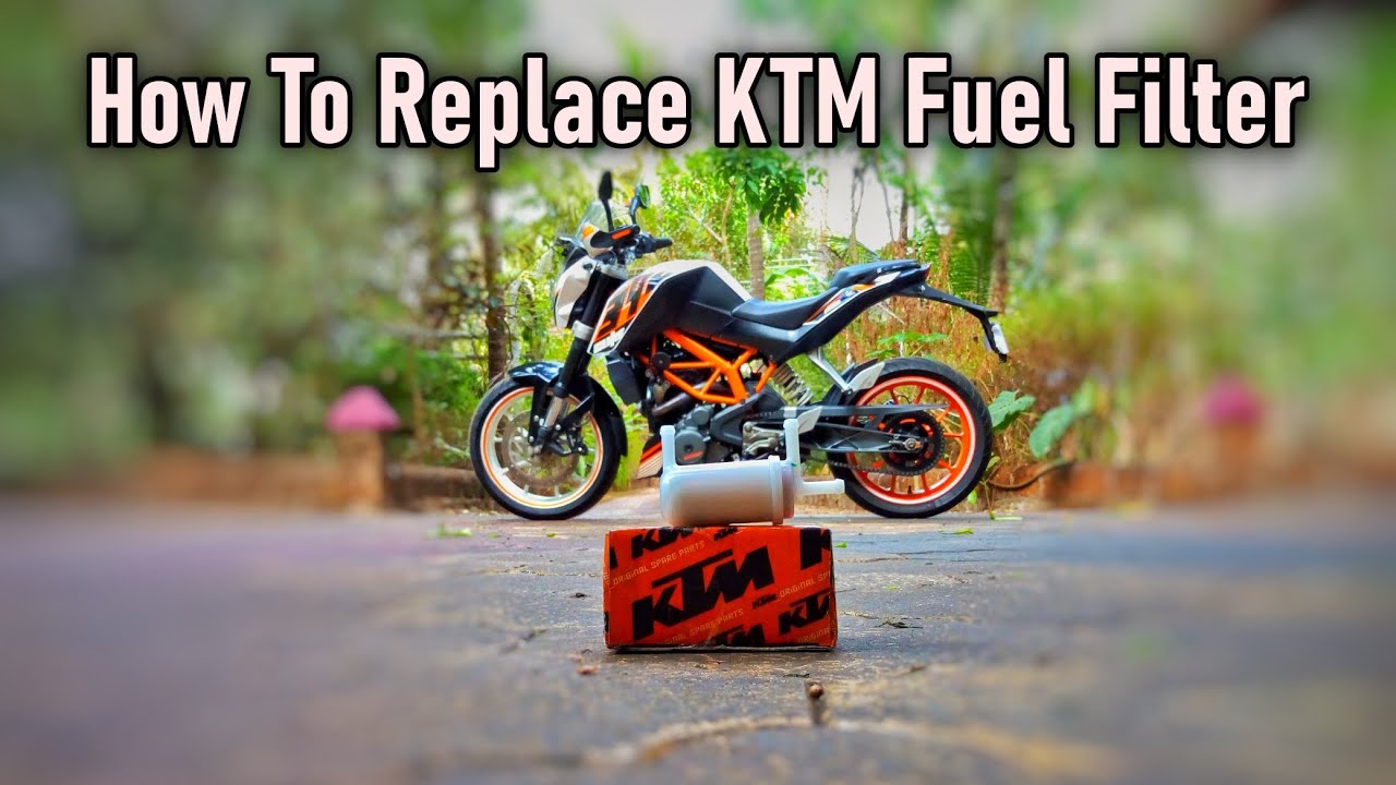 How To Replace Fuel Filter - KTM Maintenance - Changing Fuel Filter - Krrish