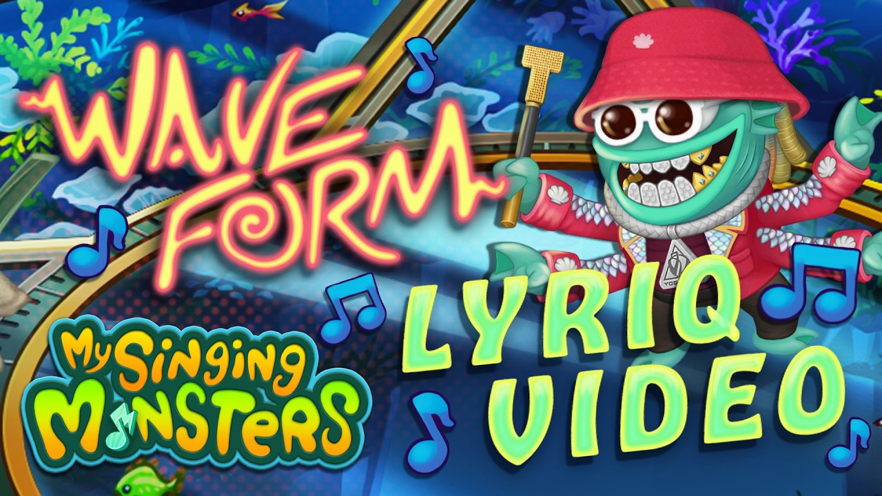 My Singing Monsters - Waveform Lyric Video (Clubbox Act, вдохновлённый T-Pain)