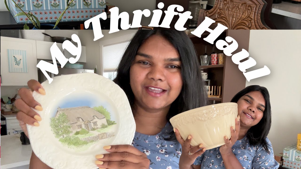 Thrifting Journey as a Tamil Ponnu in Canada | CULTURE SHOCK | Thrift Haul | Is thrifting good? |