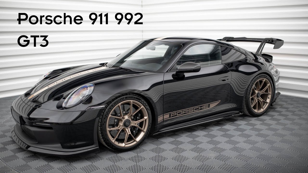 Porsche 911 992 GT3 | Maxton Design Splitter Set | Presentation #205