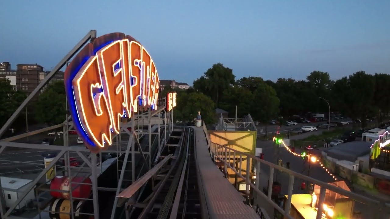 Die Geisterfabrik | Sommerdom Hamburg 2024 |Rasch | Onride 4K POV | Interaktive Zombie Jagd